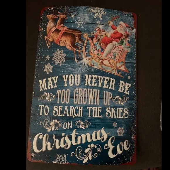 Choose ONE Christmas Vintage Reproduction Metal Tin Sign 8X12". MESSAGE ME WITH… - Picture 4 of 11